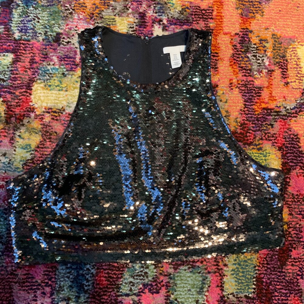 Women's H&M Sequin Top